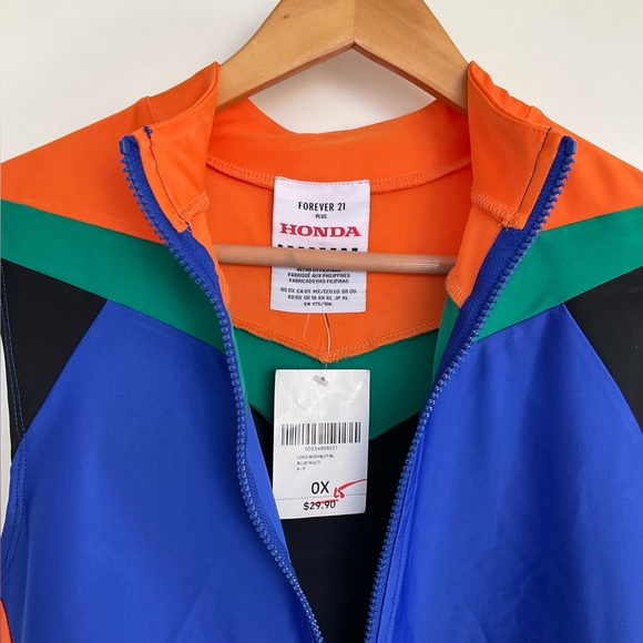 Honda Racing x Forever 21 Bodysuit One Piece - 0X - NEW WITH TAGS - Rare! - Picture 5 of 8